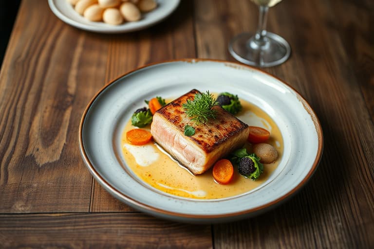 Sikrafisket laks på planke