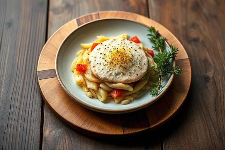 En enkel og deilig kylling- og risgrateng