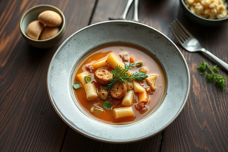 Kålsuppe med storfekjøtt
