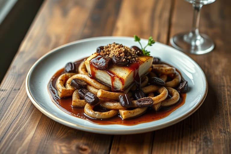 Havregrøt med sjokolade og kokos, seig og deilig