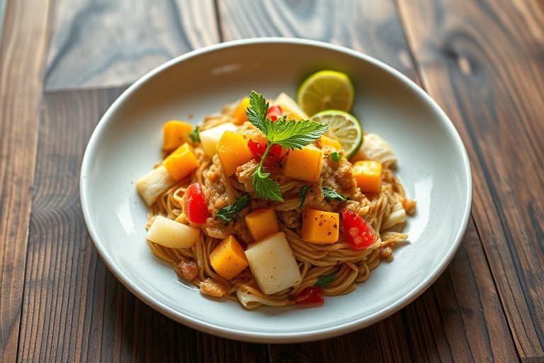 Thailandsk ananas-kyllingkarri