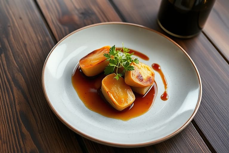 Bakte gulrøtter med balsamico-glaze