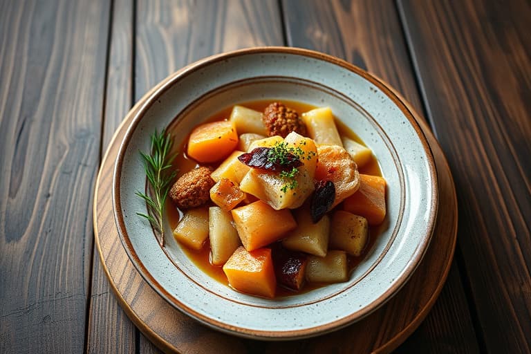 Enkel krydret ovnsbakte poteter