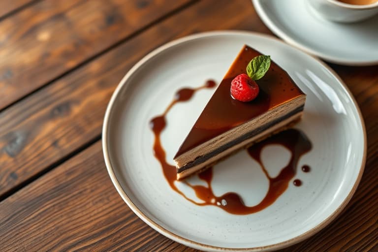 Sjokolade- og cappuccinocheesecake