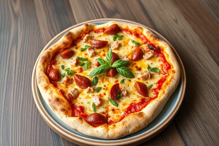 Pizza på grillen jeg