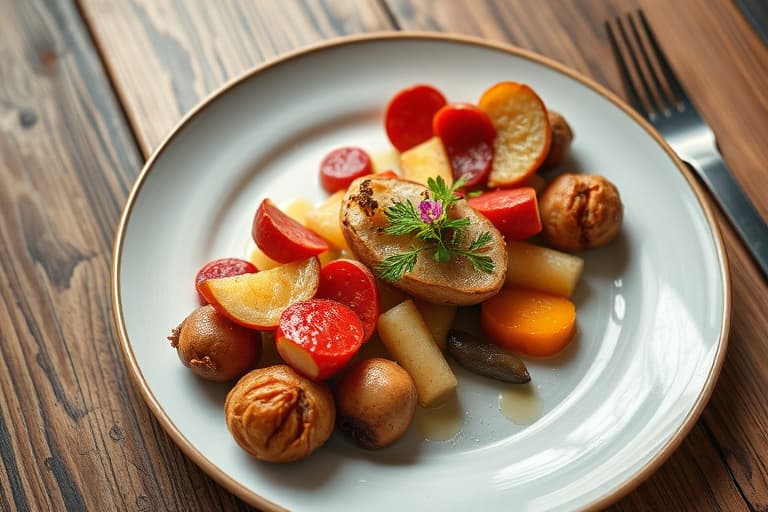 Langtidskokt honning- og hvitløkskylling