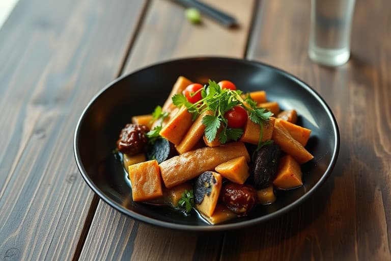 Sesamreke wok med grønnsaker