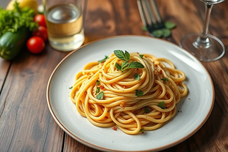 Kylling- og tequila-fettuccine