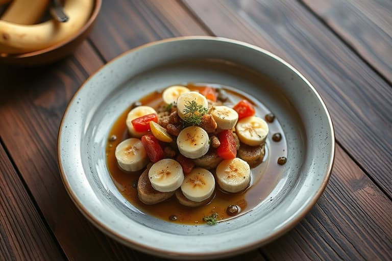 Banan- og gresskarbrød