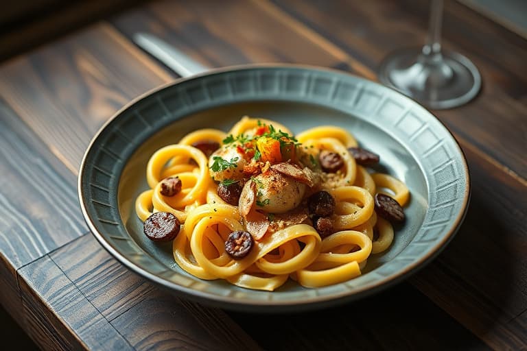 Brokkoli og pølse Cavatelli