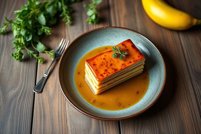 Gult kake laget fra bunnen av