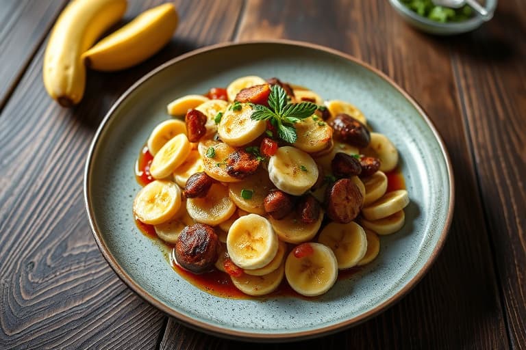 Fullkorns-, havregryns- og bananpannekaker