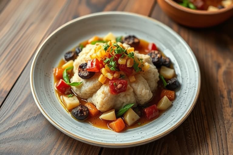 En enkel kylling- og risgrateng