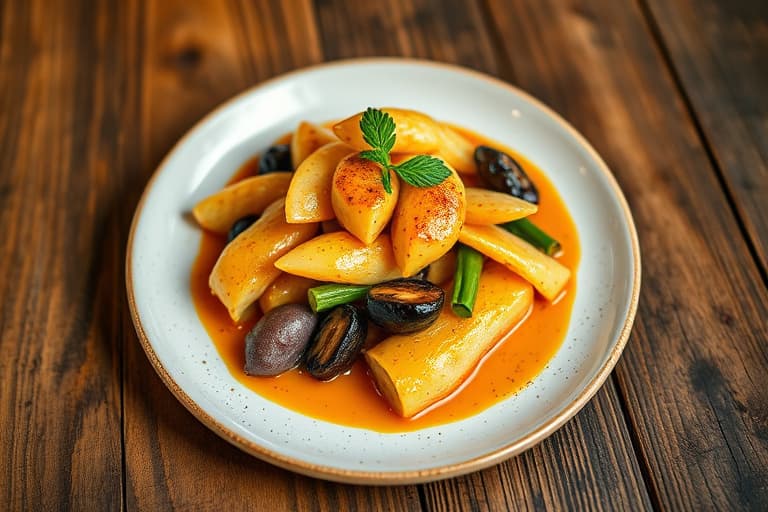 Sitron- og sopprik kylling med urter