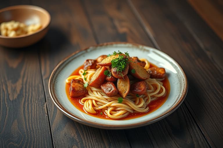 Superenkel, supersterk mongolsk biff