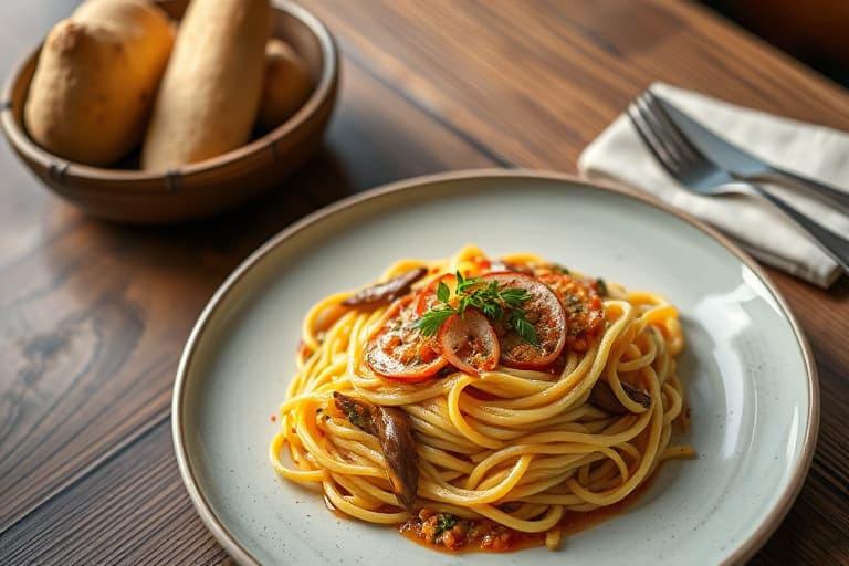 Enkel kalkun Tetrazzini