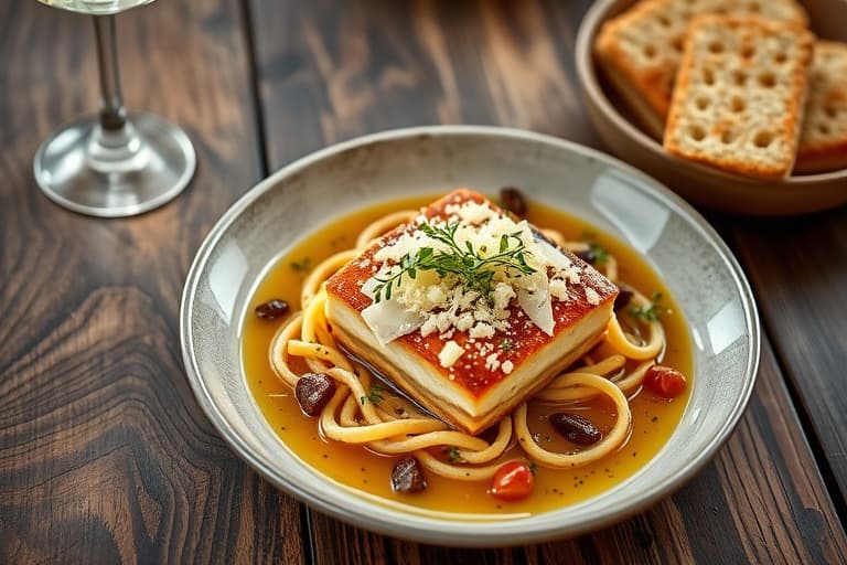 Bakt kylling med parmesan- og brødkrummeoverflate