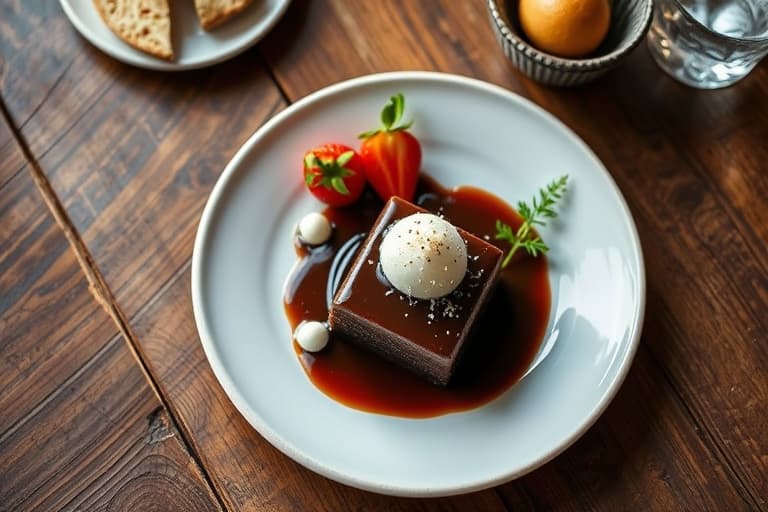 Sjokoladekjeks-is-kake