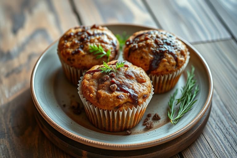 Fuktige sjokolademuffins