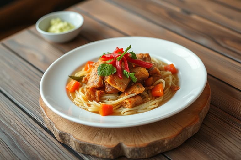 Langtidskokt thai kylling