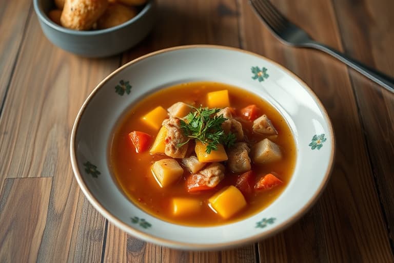 Ukrainsk rød borsjtsuppe