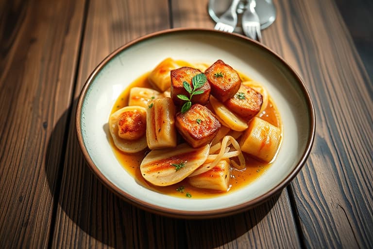 Bakte svinekjørruller