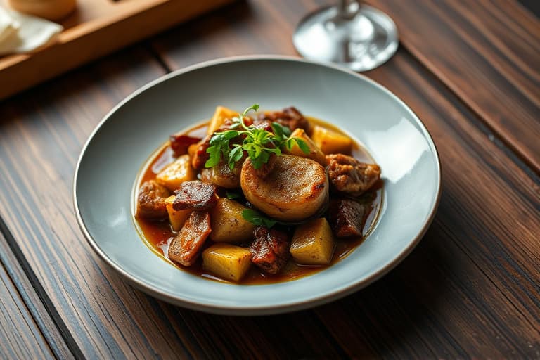 Adobo kylling med ingefær