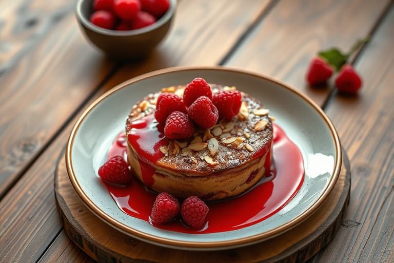 Raspberry Almond Coffeecake