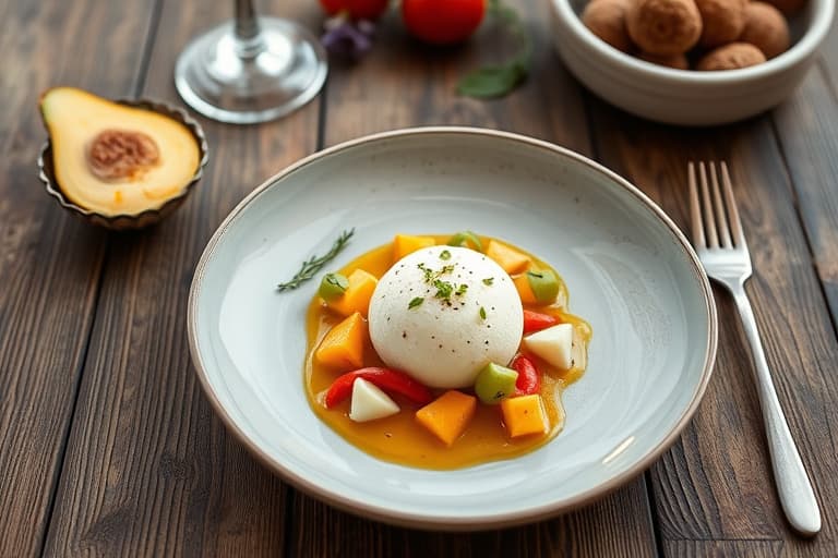 Langtidskokt svinerull med ananas