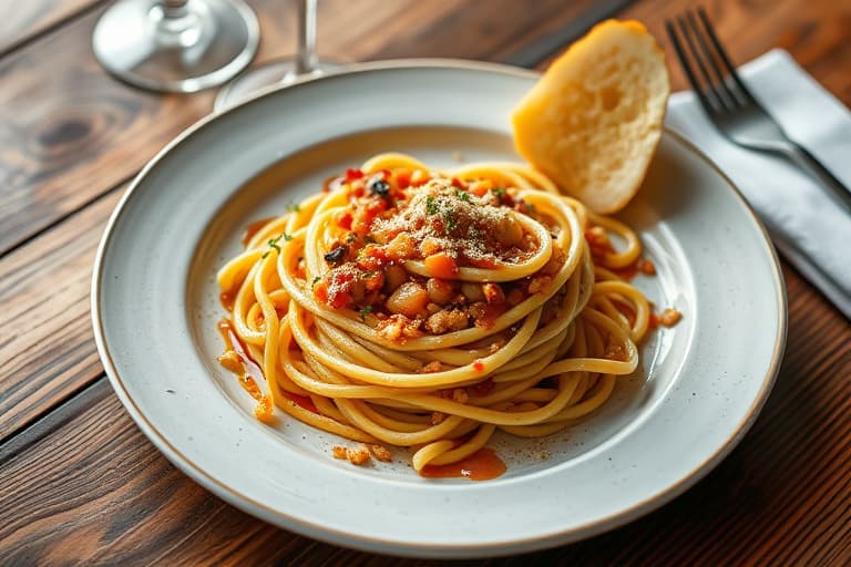 Pastaform med ovnsbakt ost og saus
