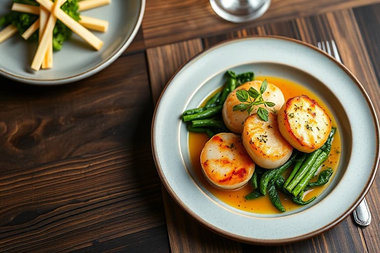 Debs Scallops Florentine