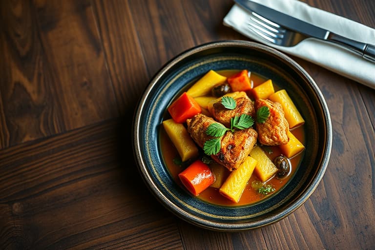 Langtidskokt kylling Creole