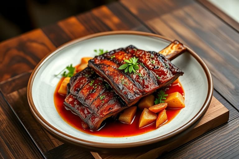 Langtidskokte spare ribs