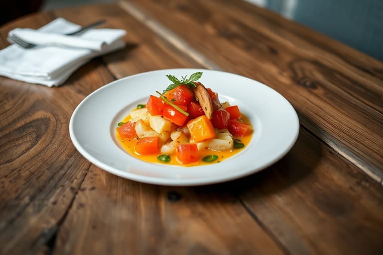 Vannmelon, ild- og is-salsa