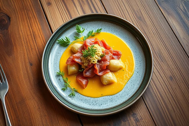 Kylling med sopp, prosciutto og fløtesaus