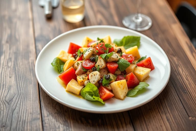 Panzanella-salat