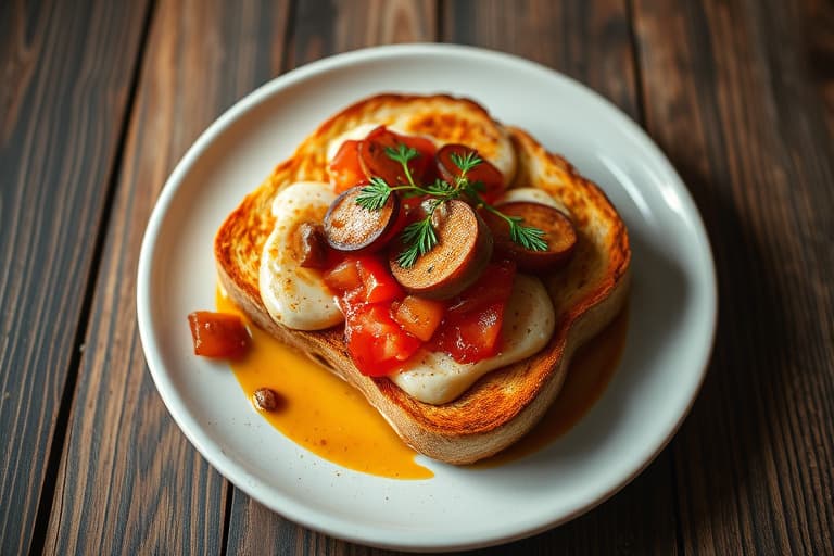 Bestemors ferskenfranske toast