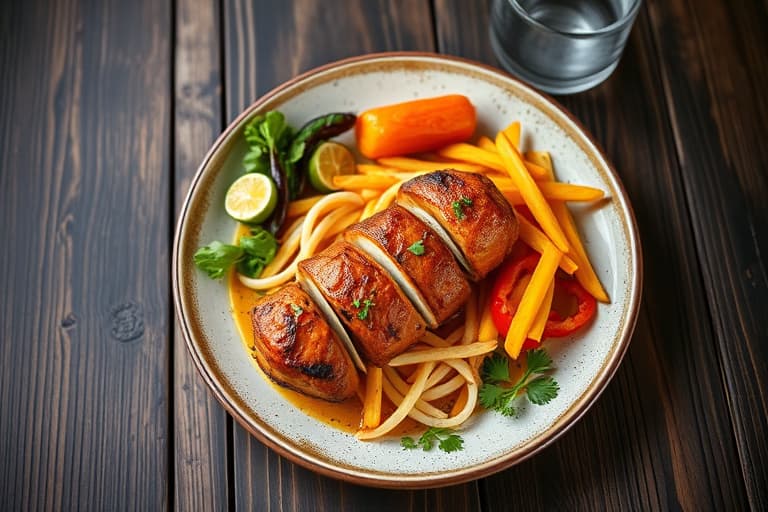 Grillet kyllinglår Tandoori