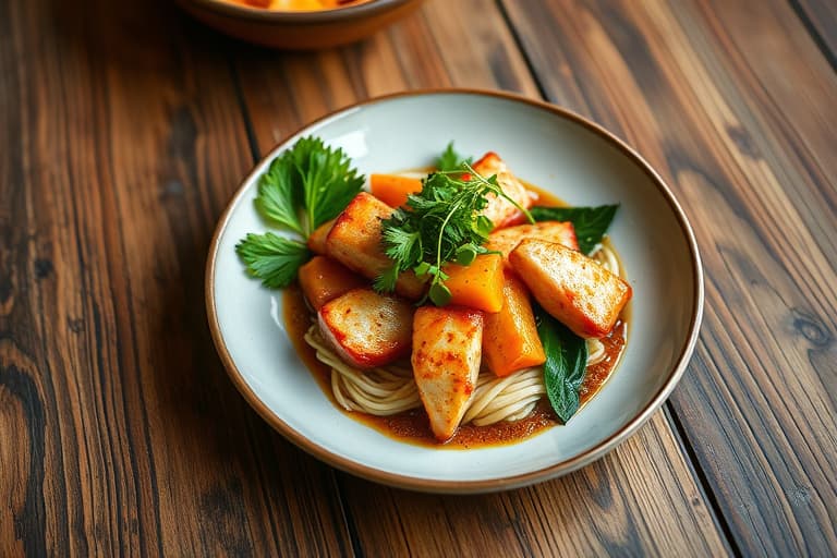 Kinesisk buffé grønne bønner