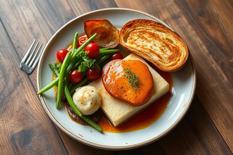Nattens eple- og kanelfrokost med fransk toast