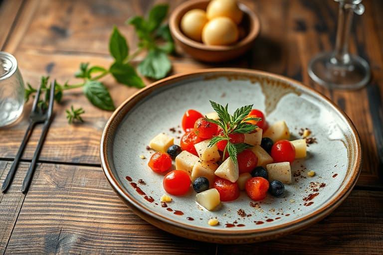 En enkel ruccolasalat