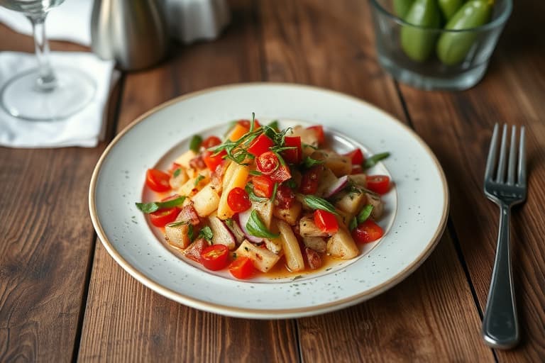 Chrissy sin søte og sure tomatsalat