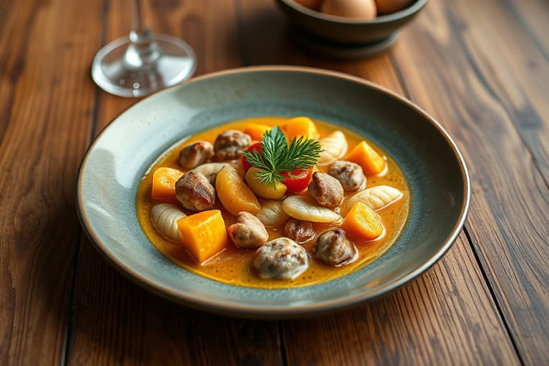 Aprikos- og linse-suppe