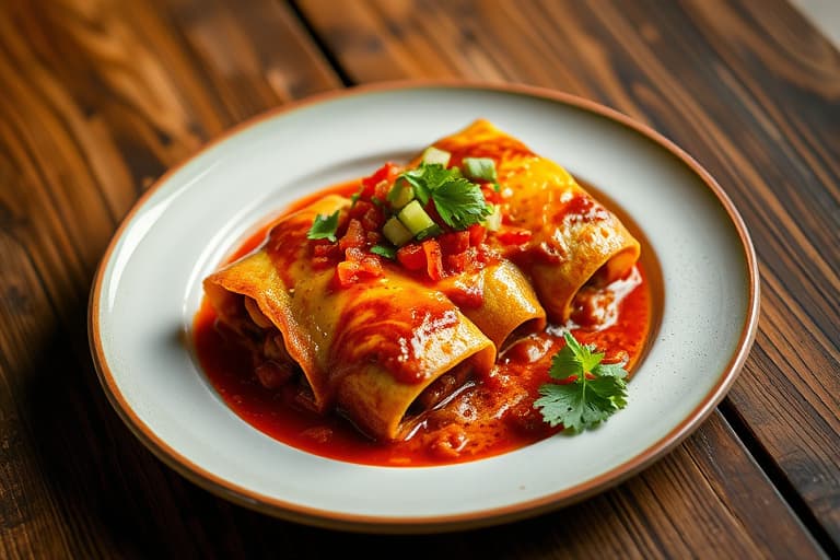 Poblano-chili Enchiladas à la Gringa