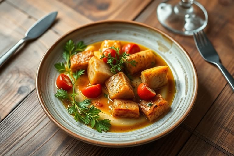 Auberginesuppe til middag