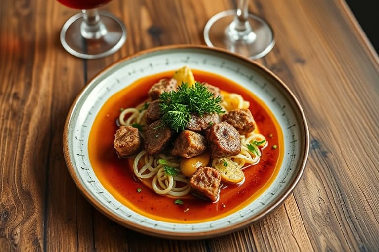 Biff- og irsk stoutgryte