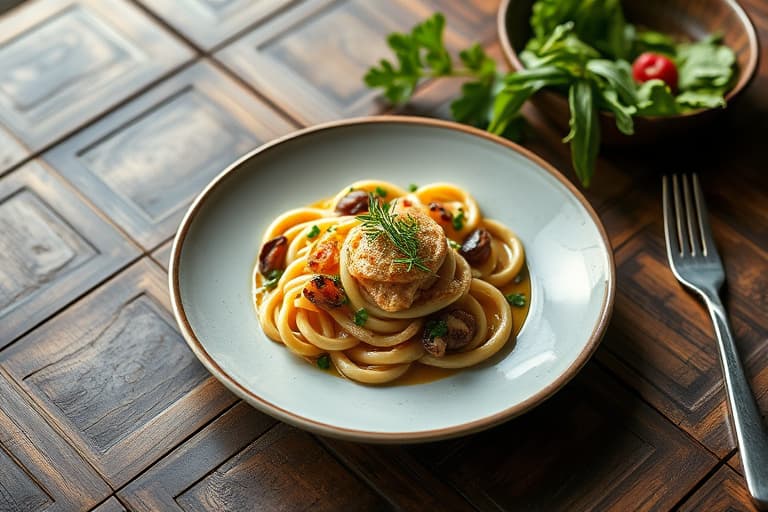 Marinerte greske kylling-spyd