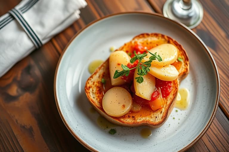 Blåbærfransk toast