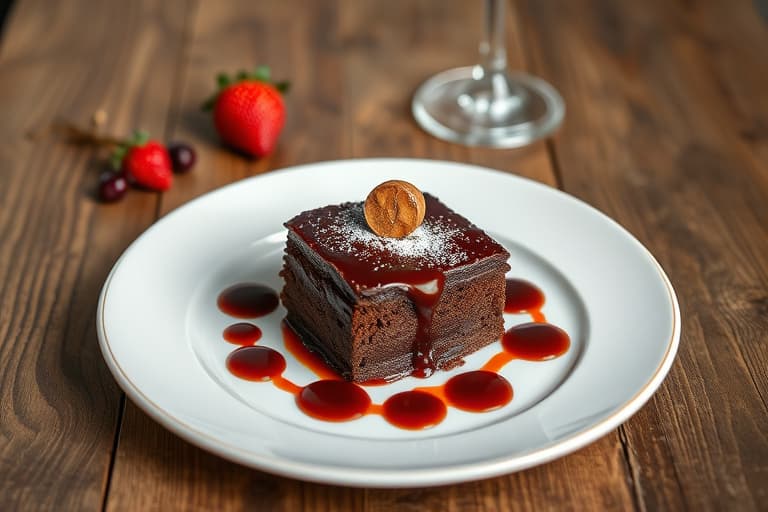 Enkel sjokoladekakeglasur til bundt-kake