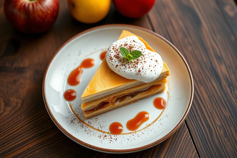 Apple Bavarian Torte